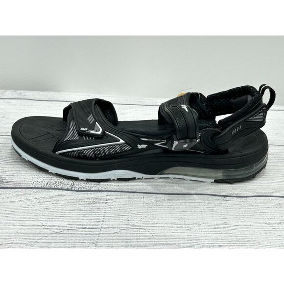 New Gold Pigeon Unisex Black Athletic Comfort Easy Go Snap Lock Sandals Size 39 - Picture 3 of 8